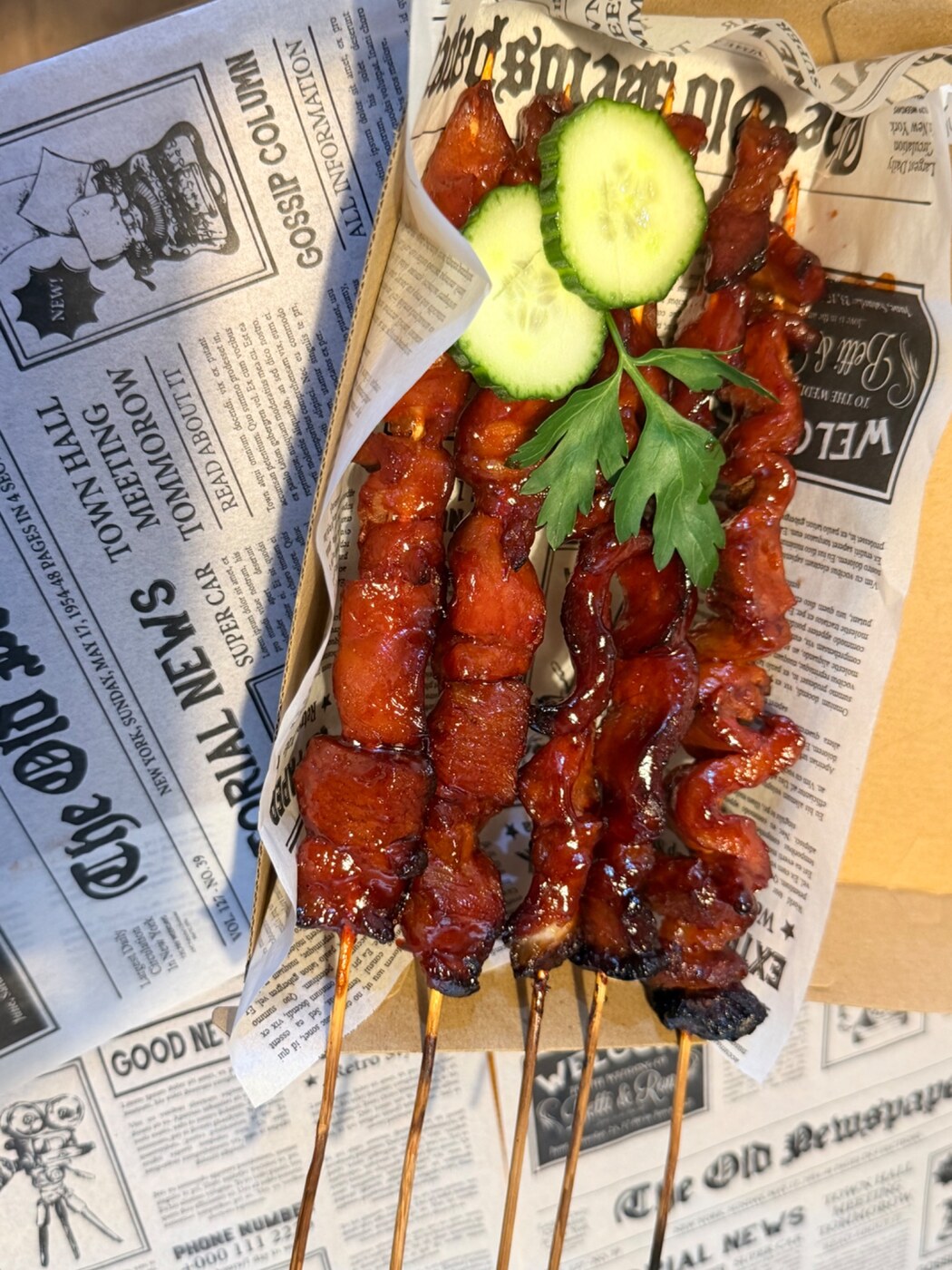 Filipino Fusion BBQ pork skewers